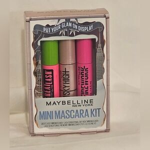 NWT Maybelline Mini Mascara Trio- Very Black